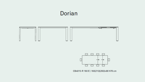 Designer Table_Warehouse Stock_Dorian meas by Connubia_PopUpDesignAustralia